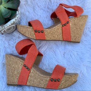 Lucky brand wedge sandals